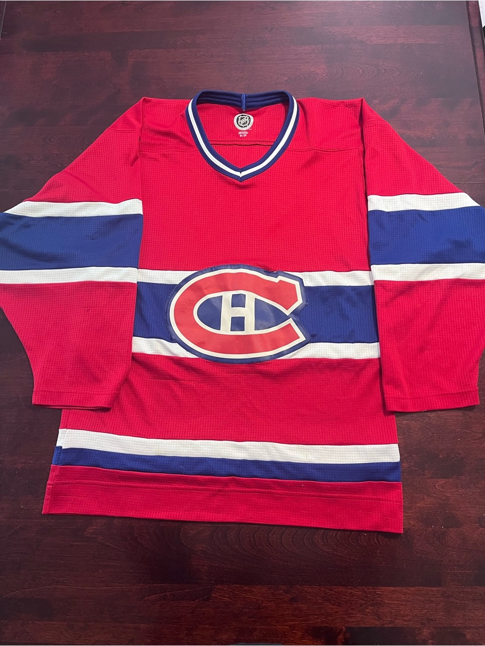 CCM Red and Blue Montreal Canadiens Hockey Jersey